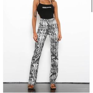 I.AM.GIA. Slater pants in snake skin in XS